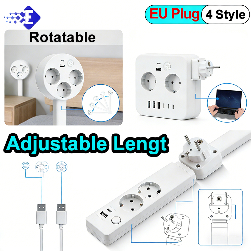 4 Styles Electrical Outlet Ext - đánh giá và giá Power Strip Desk
