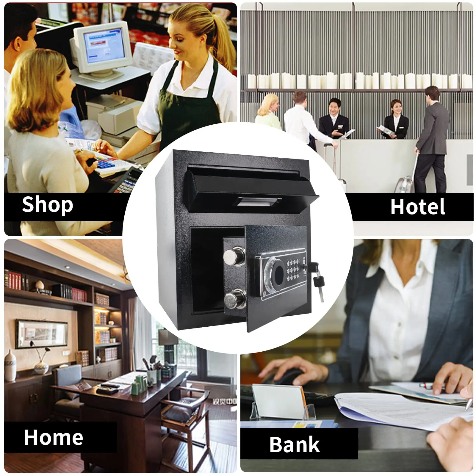 -Security Safe Box with Digita - đánh giá và giá Home Office For Passport