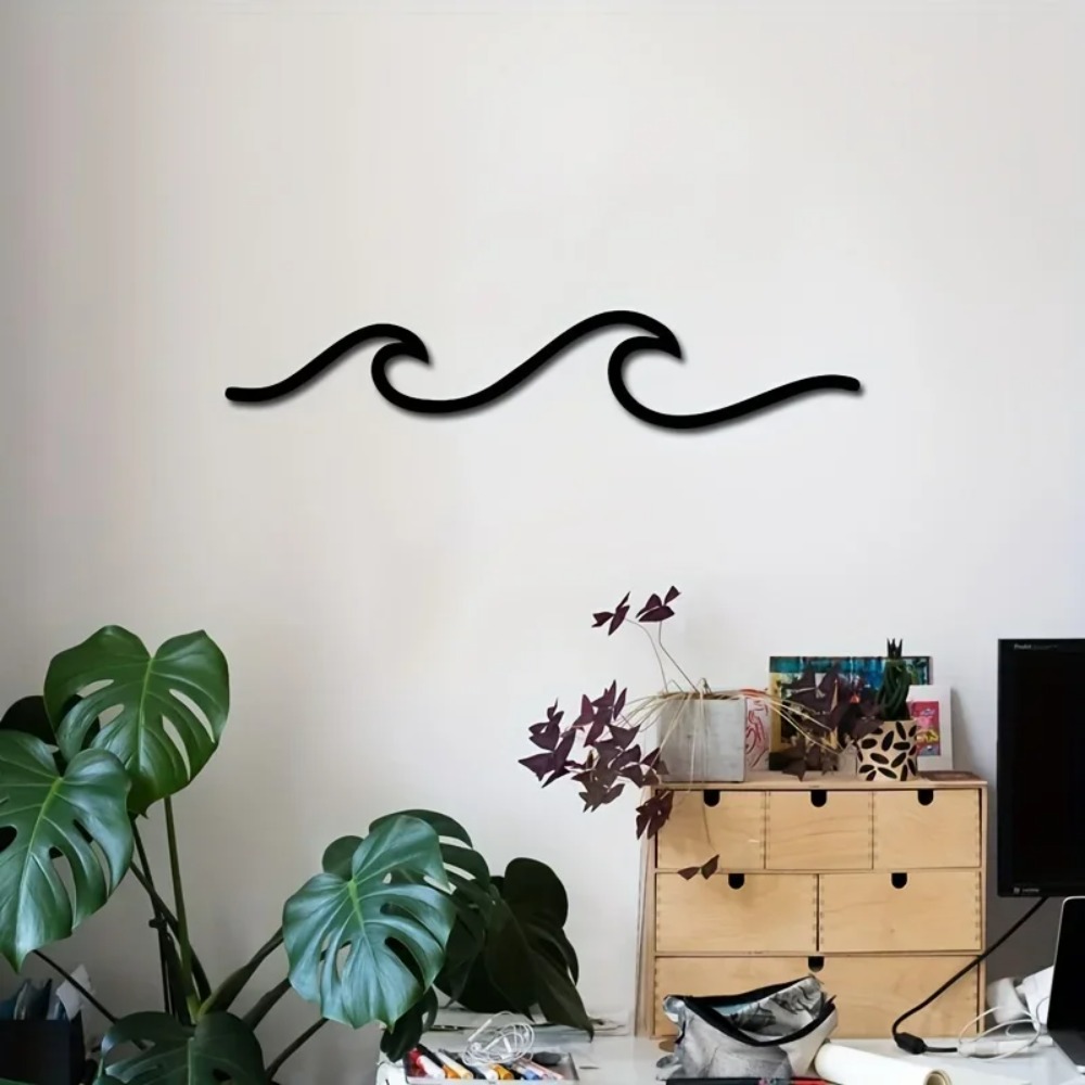 HelloYoung Metal Wave Wall Art - đánh giá và giá Home Office Minimalist