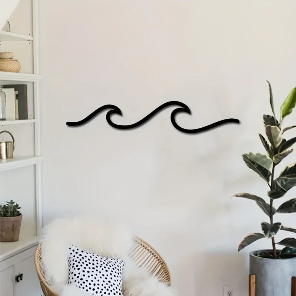 HelloYoung Metal Wave Wall Art - đánh giá và giá Home Office Minimalist