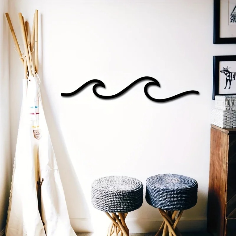 HelloYoung Metal Wave Wall Art - đánh giá và giá Home Office Minimalist