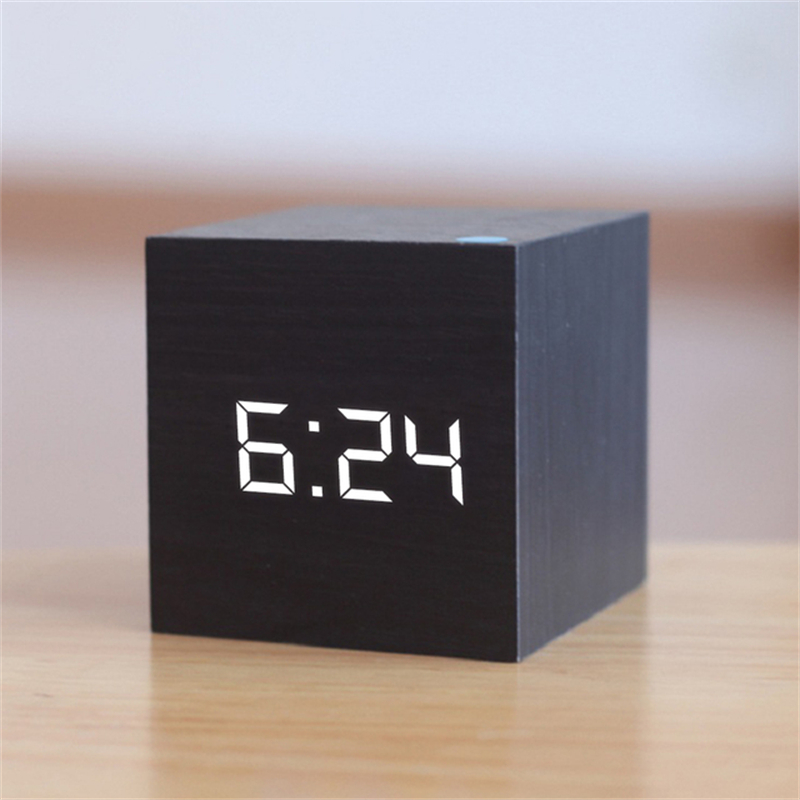 Square Digital LED Alarm Clock - đánh giá và giá Led Desk Clock