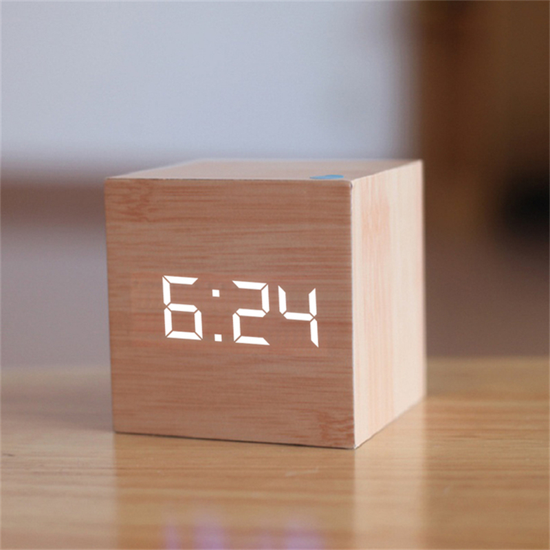 Square Digital LED Alarm Clock - đánh giá và giá Led Desk Clock
