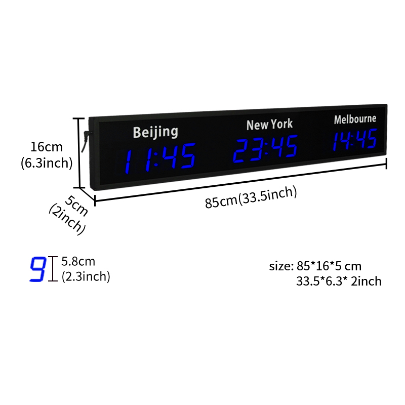 CP034 Digital World Wall Clock - đánh giá và giá Home Office Updates