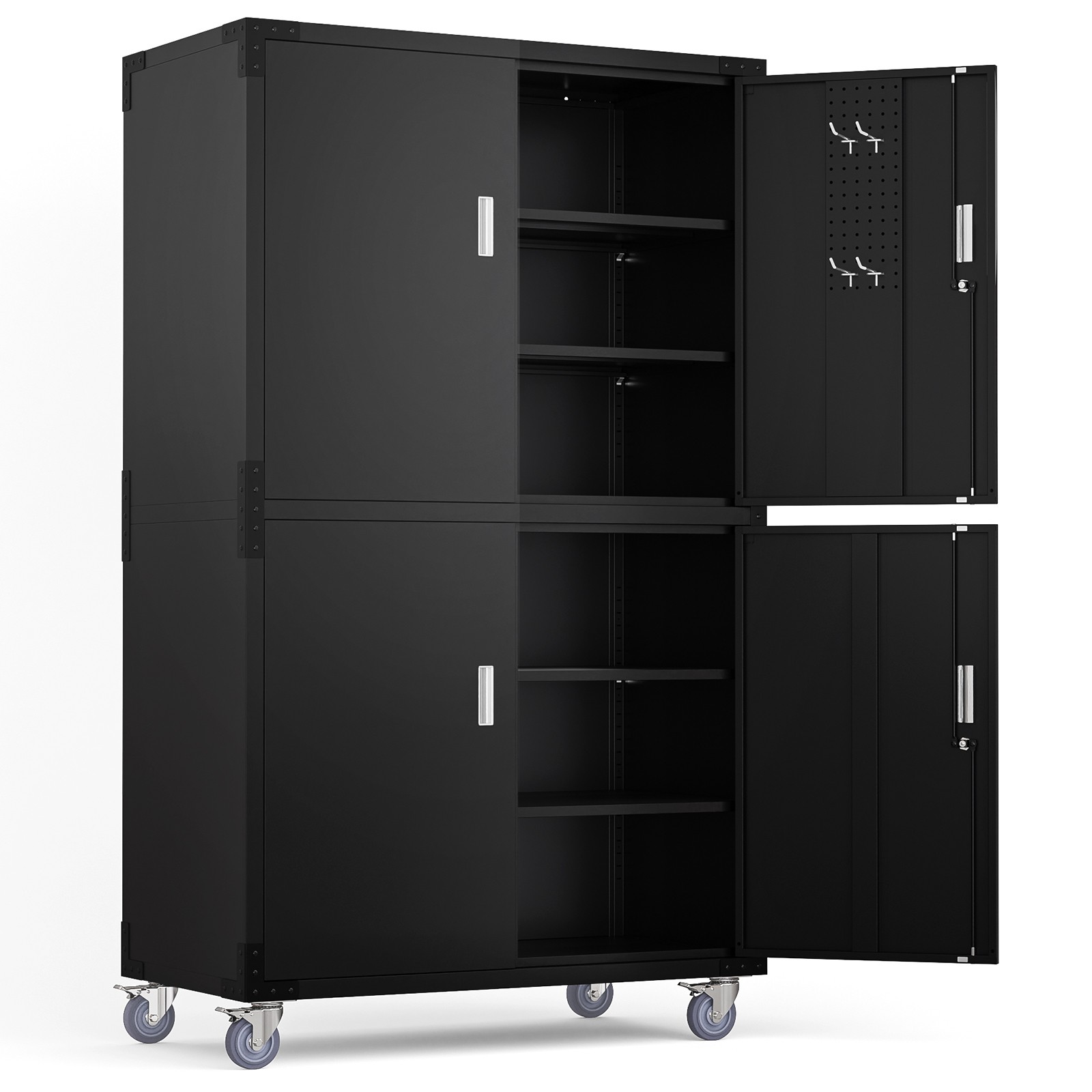 4-Door Garage Cabinet with Adj - đánh giá và giá Home Office In Living Room