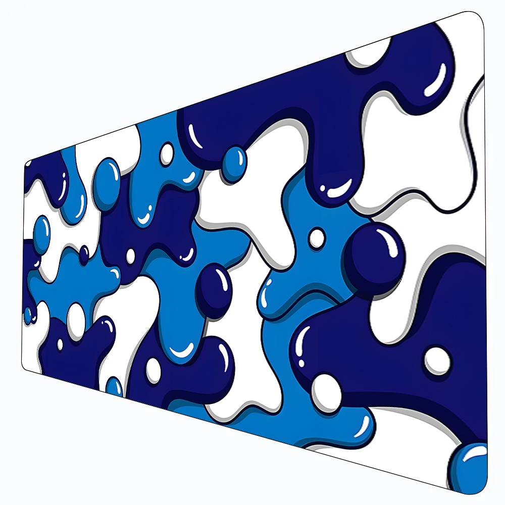 Mouse Pad Desk Mat Blue and wh - đánh giá và giá Mousepad Xl Extended