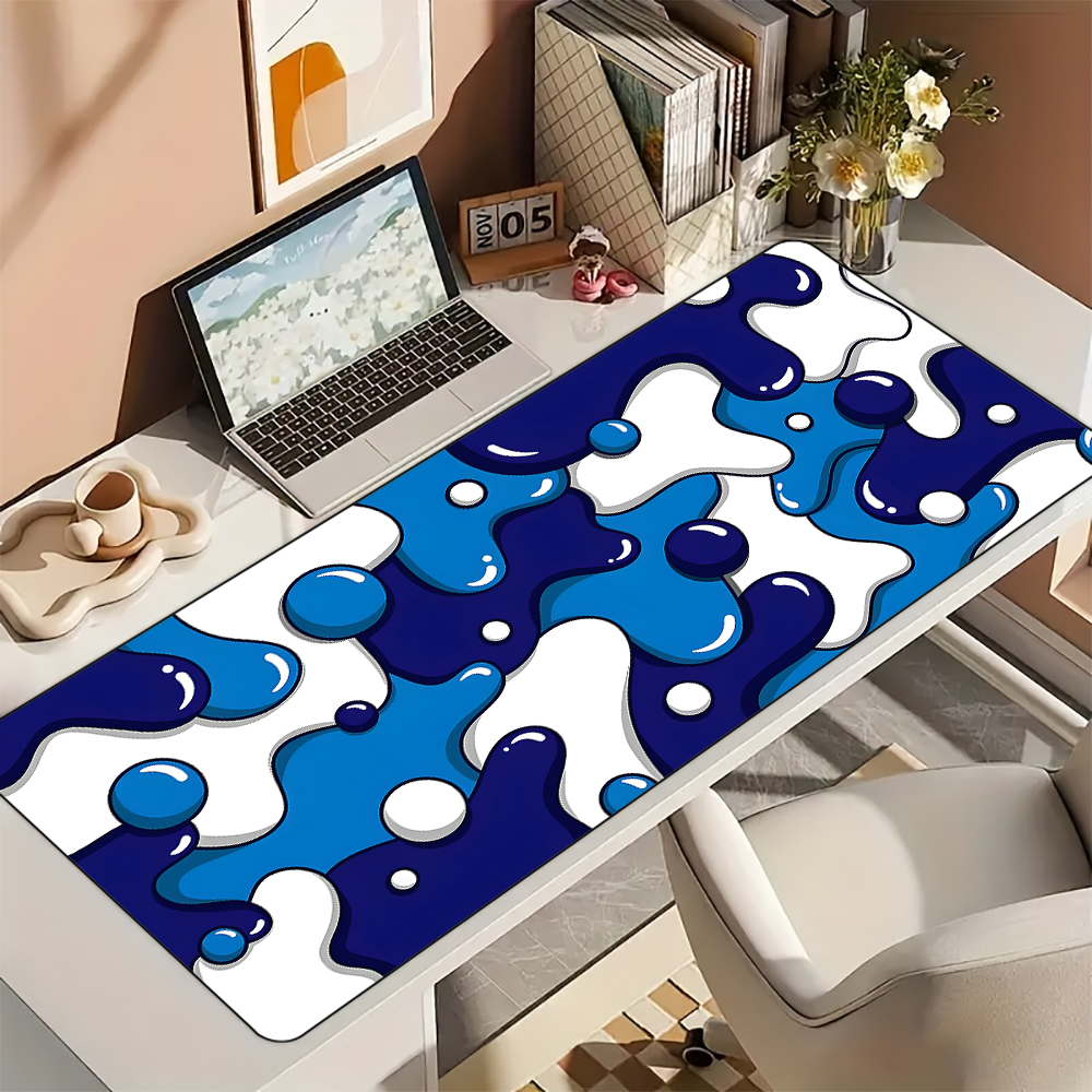 Mouse Pad Desk Mat Blue and wh - đánh giá và giá Mousepad Xl Extended