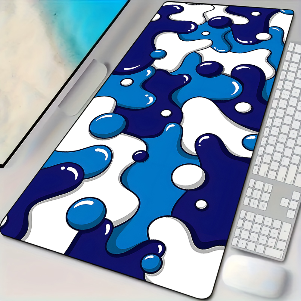 Mouse Pad Desk Mat Blue and wh - đánh giá và giá Mousepad Xl Extended