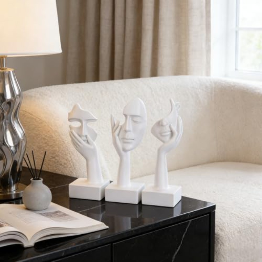 Thinker Large Statue Set - Art - đánh giá và giá Home Office In Living Room