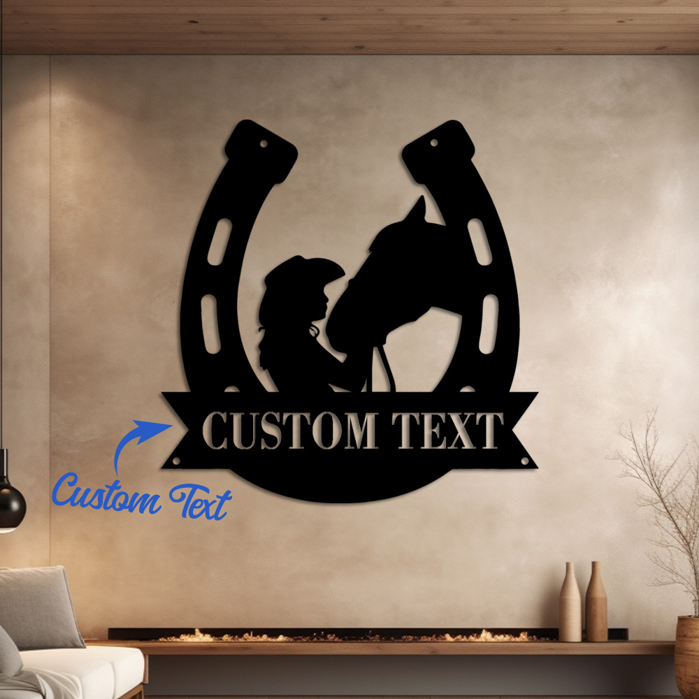 1pc Fashion Customized Horsesh - đánh giá và giá Home Office In Living Room