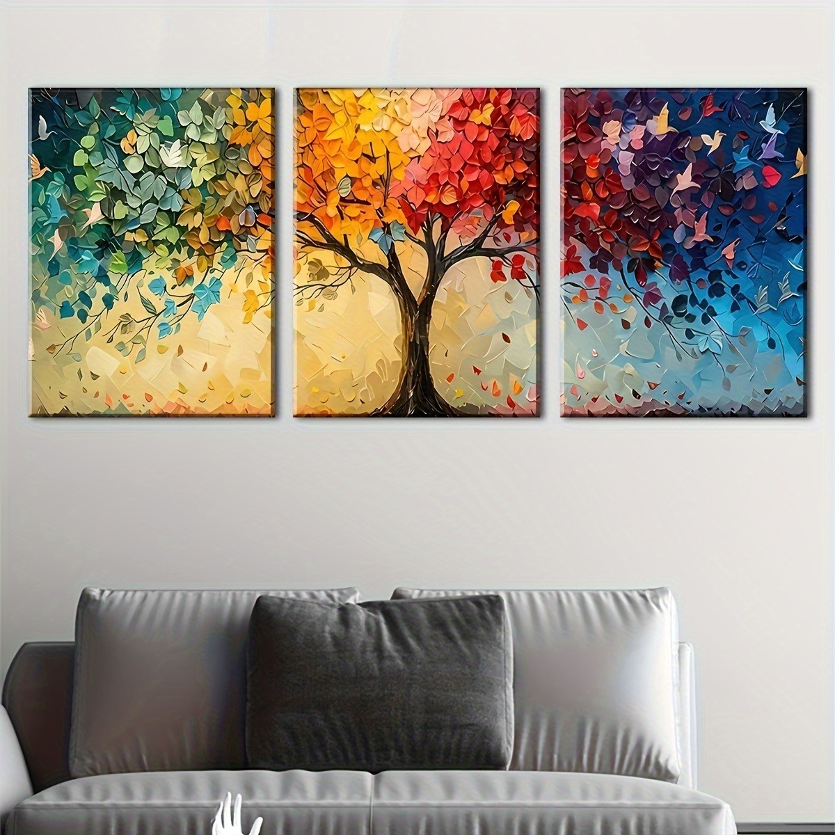 3pcs/Set Colorful Abstract Tre - đánh giá và giá Home Office Minimalist
