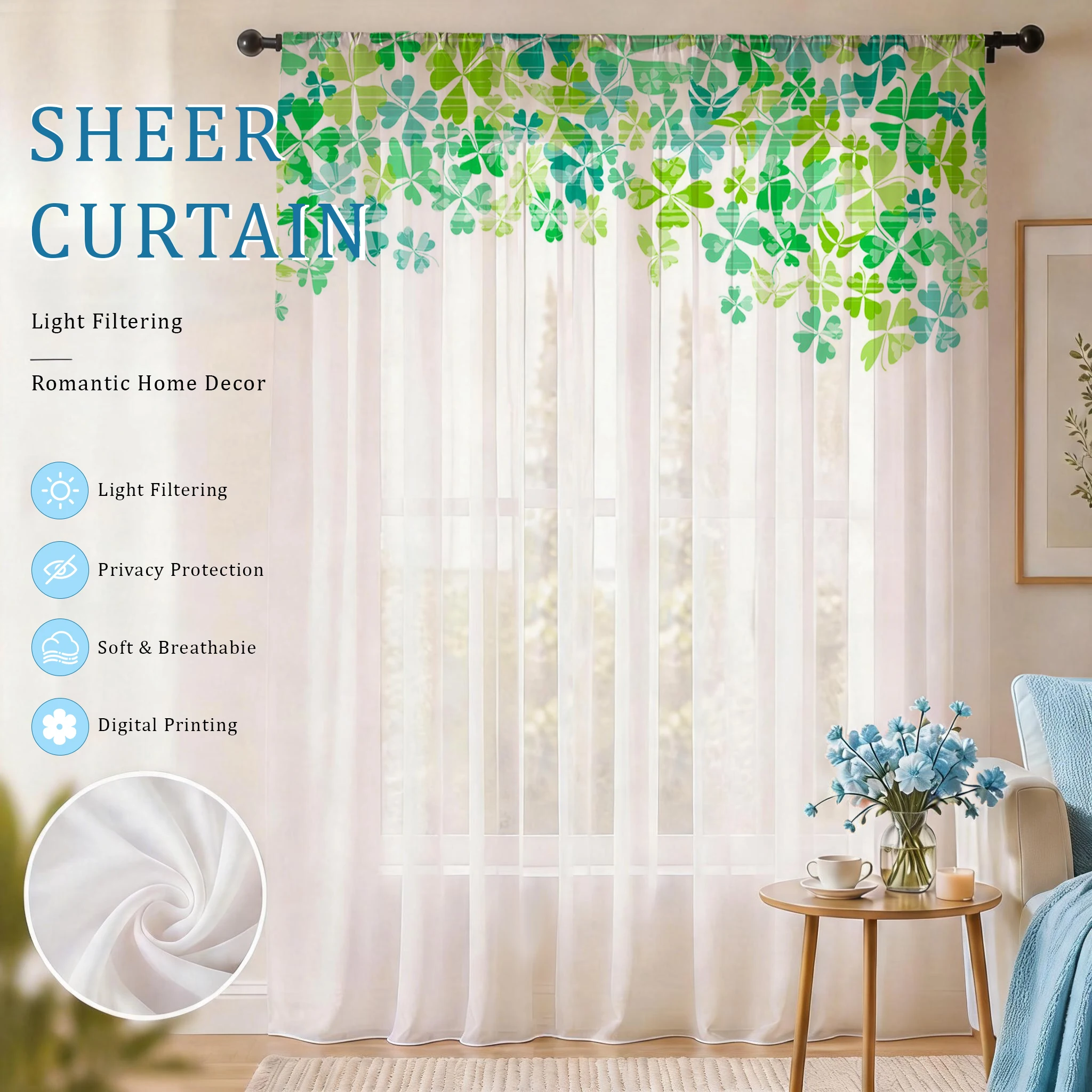 Light blue Modern Gradient She - đánh giá và giá Home Office With Plants