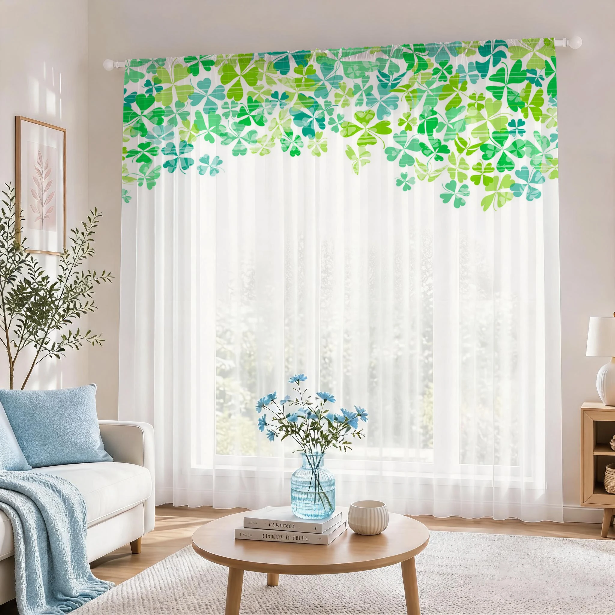 Light blue Modern Gradient She - đánh giá và giá Home Office With Plants
