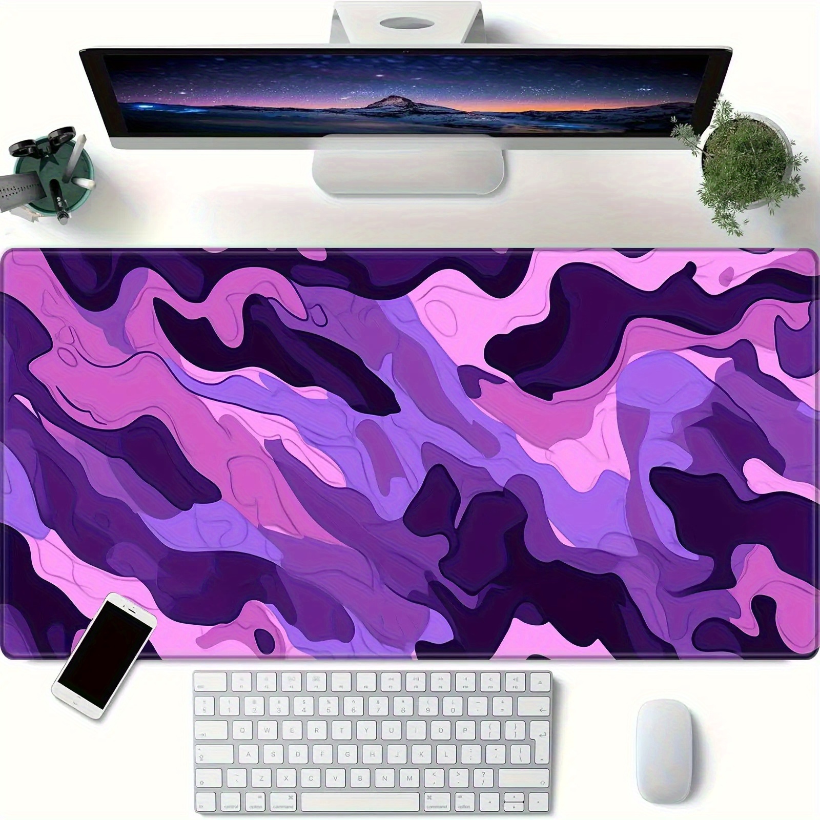 Purple Camo Extended Gaming Mo - đánh giá và giá Mousepad Xl Extended
