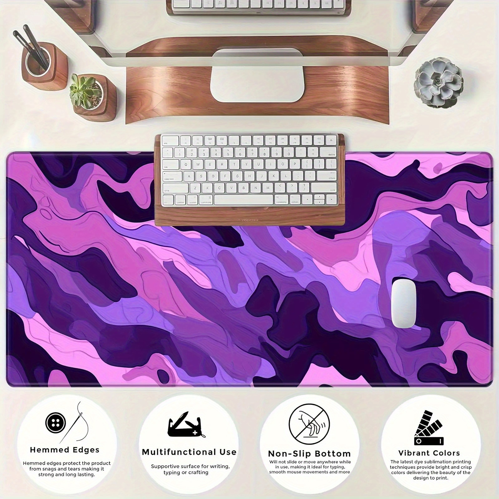 Purple Camo Extended Gaming Mo - đánh giá và giá Mousepad Xl Extended