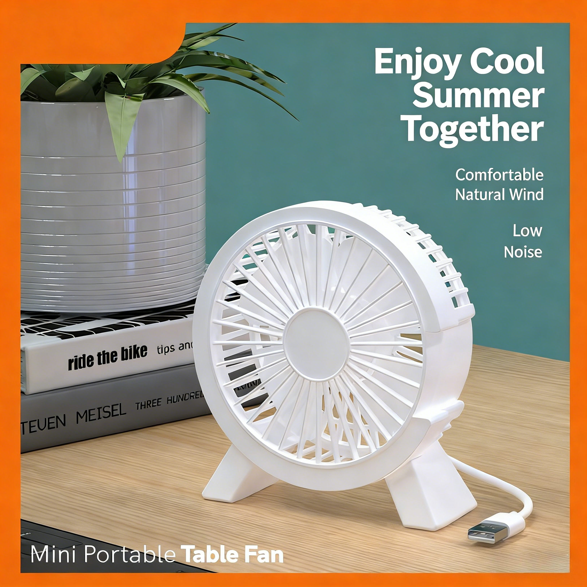 Mini USB Rechargeable Table Fa - đánh giá và giá Home Office Programmer