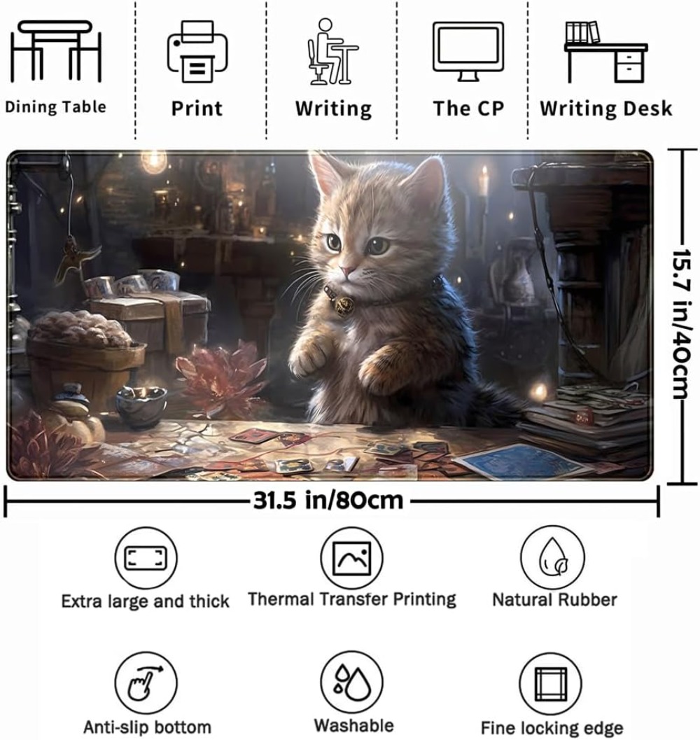 Lotus Cat Extended Large Gamin - đánh giá và giá Mousepad Xl Extended