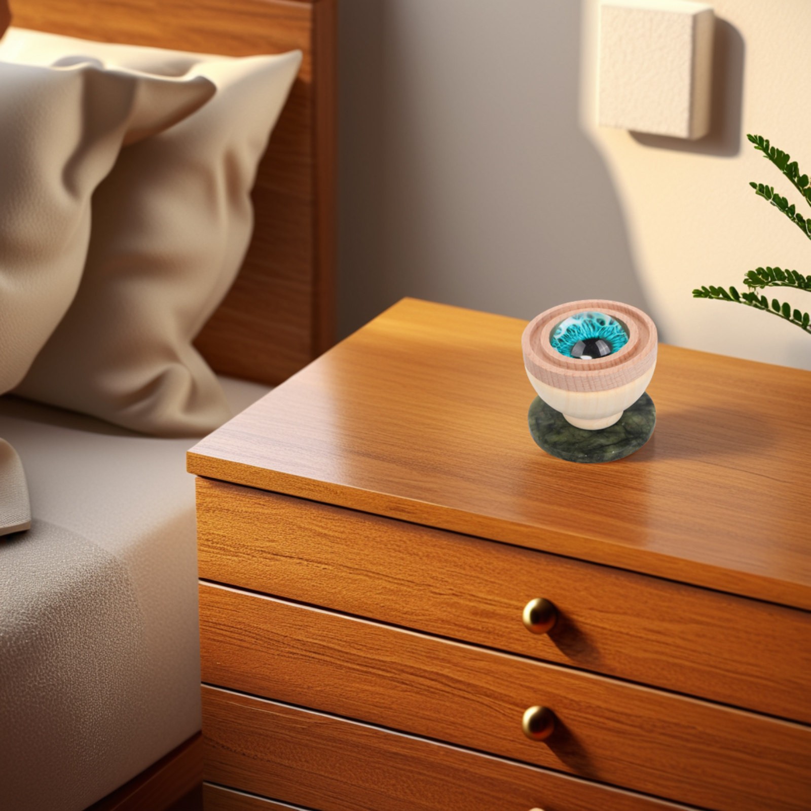 Large Eye Wooden Aroma Diffuse - đánh giá và giá Home Office In Living Room