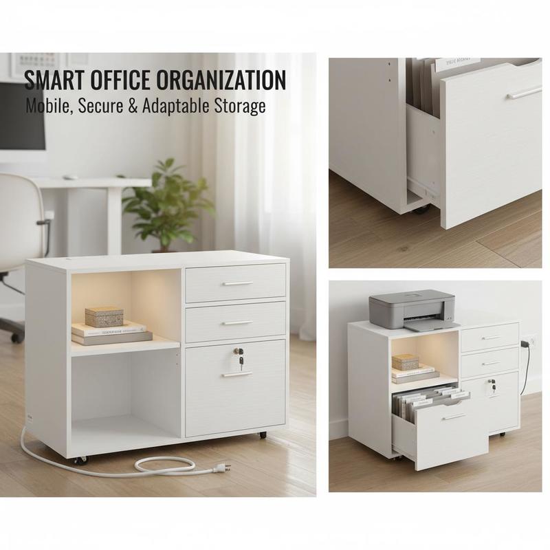 Rolling Storage Credenza 32