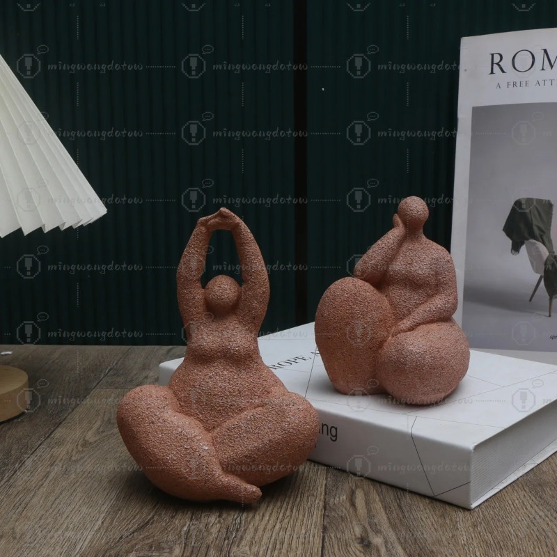 1pc, Sandstone Resin  Chubby W - đánh giá và giá Home Office In Living Room