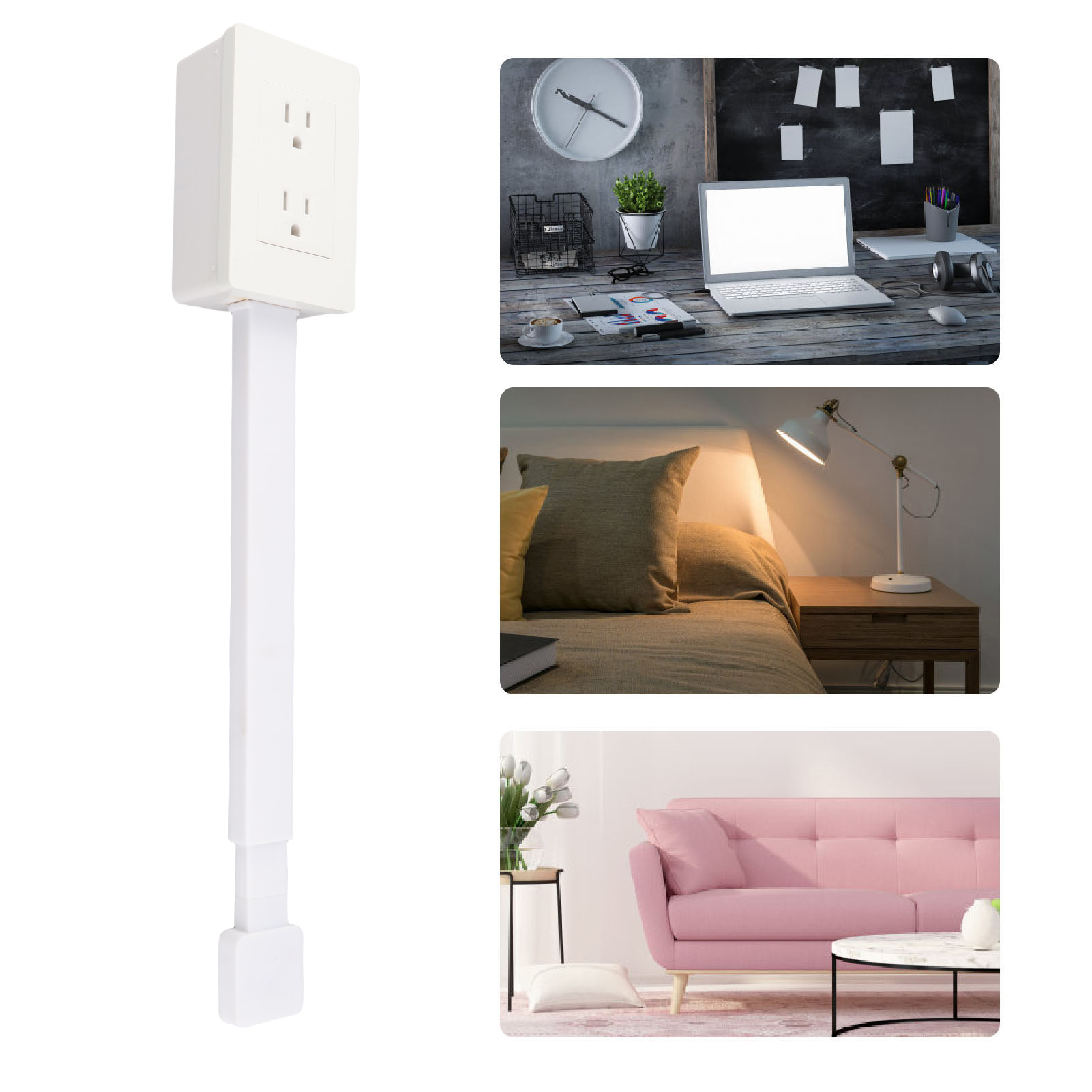 Rotatable Power Strip Flexible - đánh giá và giá Power Strip Desk