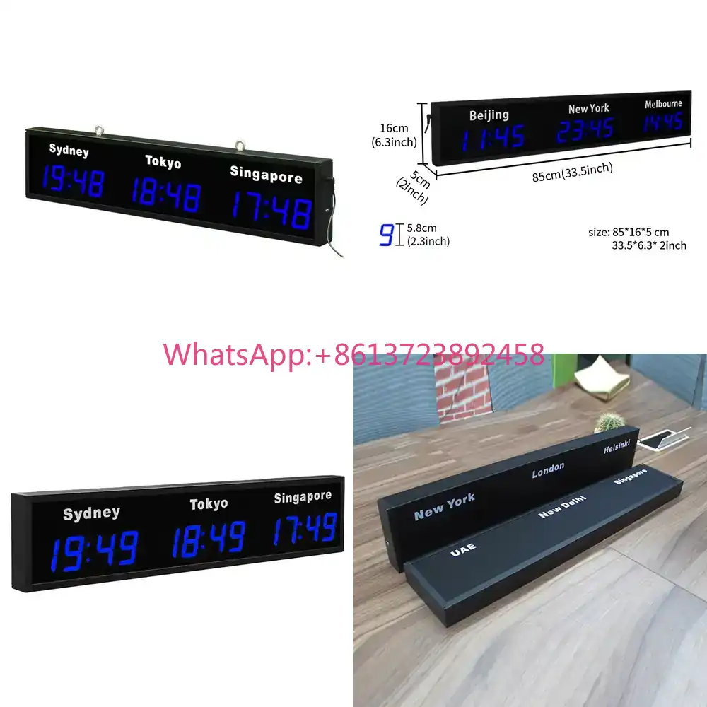 CP034 Digital World Wall Clock - đánh giá và giá Home Office Updates