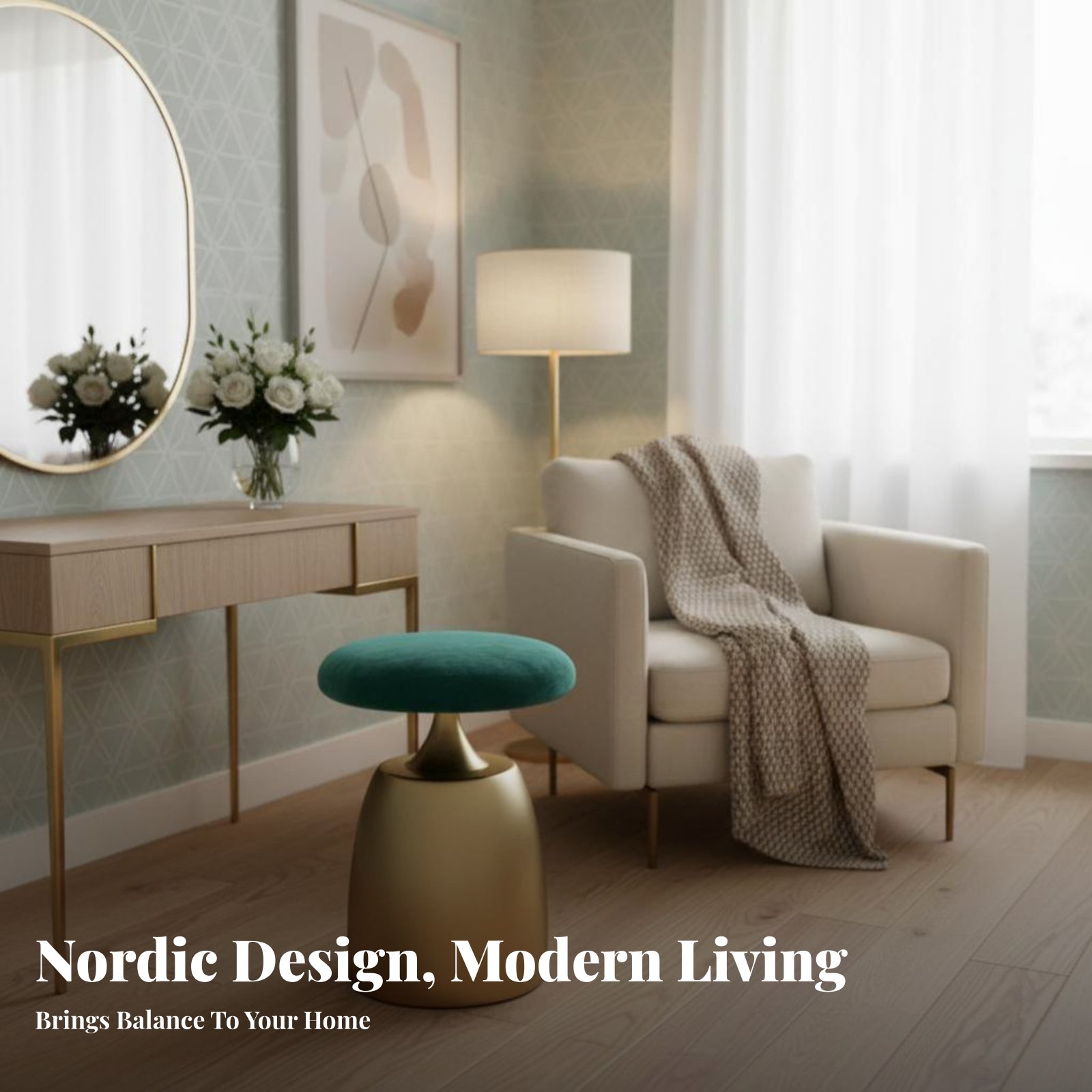 Round Upholstered Pouf Light L - đánh giá và giá Home Office In Living Room