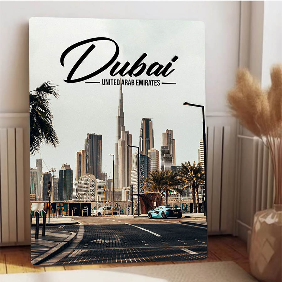 Dubai Skyline Metal Wall Art U - đánh giá và giá Home Office Dubai