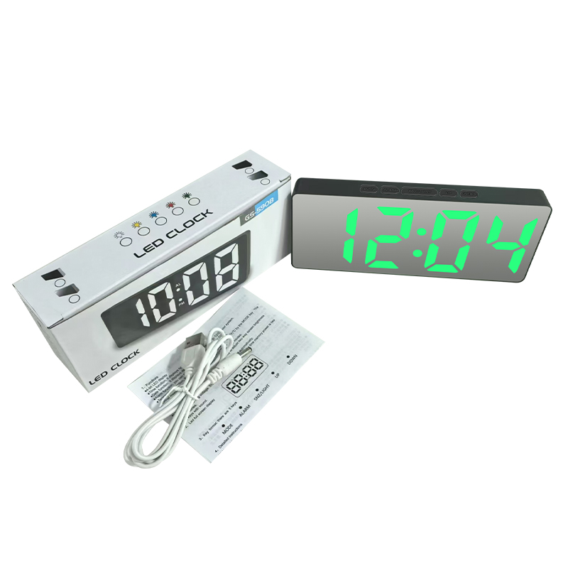 1pc LED Mirror Digital Clock B - đánh giá và giá Led Desk Clock
