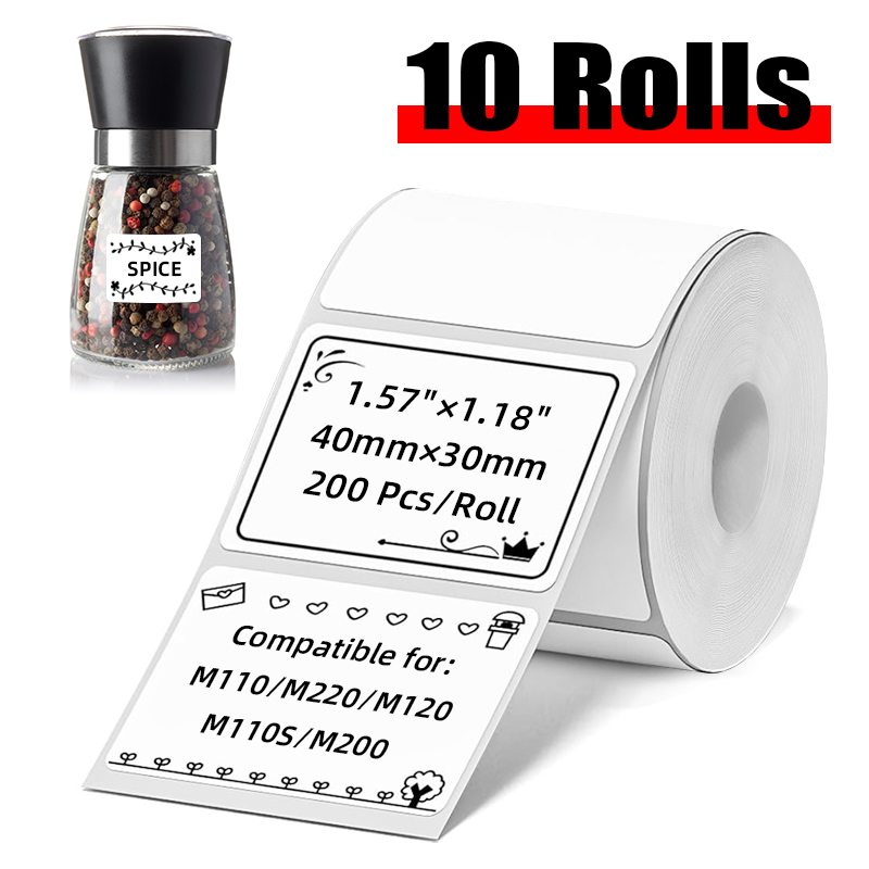 10 Rolls of White Thermal Labe - đánh giá và giá Home Office Printer