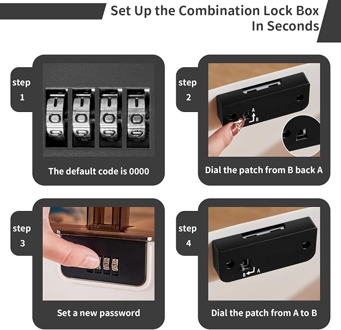 S/M/L Black Lockable Plastic S - đánh giá và giá Home Office For Passport