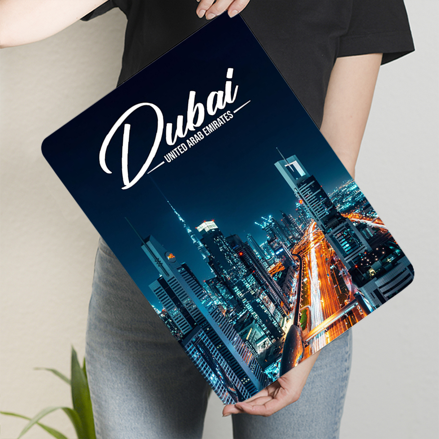 Dubai Skyline Night View Metal - đánh giá và giá Home Office Dubai