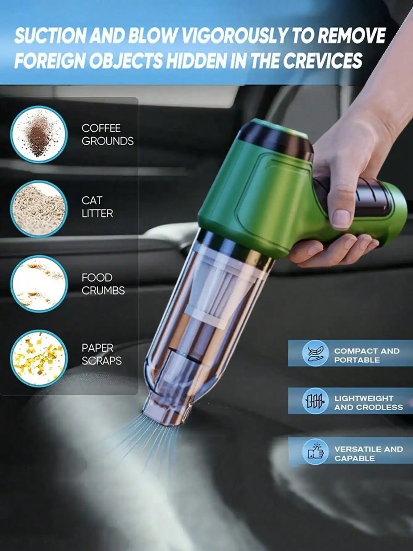 Portable Wireless Vacuum Clean - đánh giá và giá Home Office Laptop
