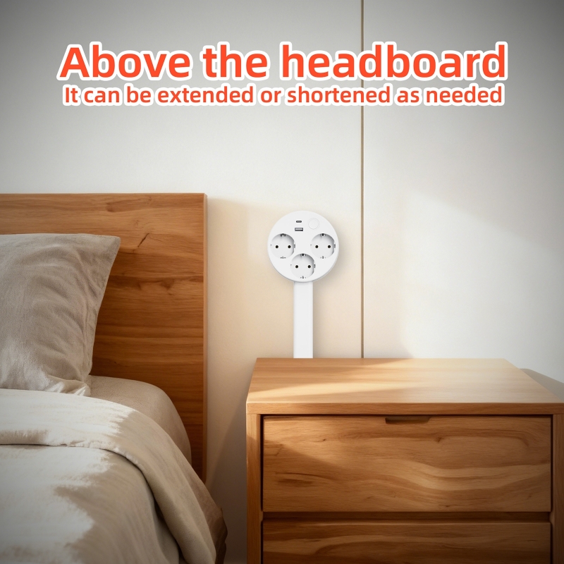 Retractable Socket Rotates Ele - đánh giá và giá Power Strip Desk