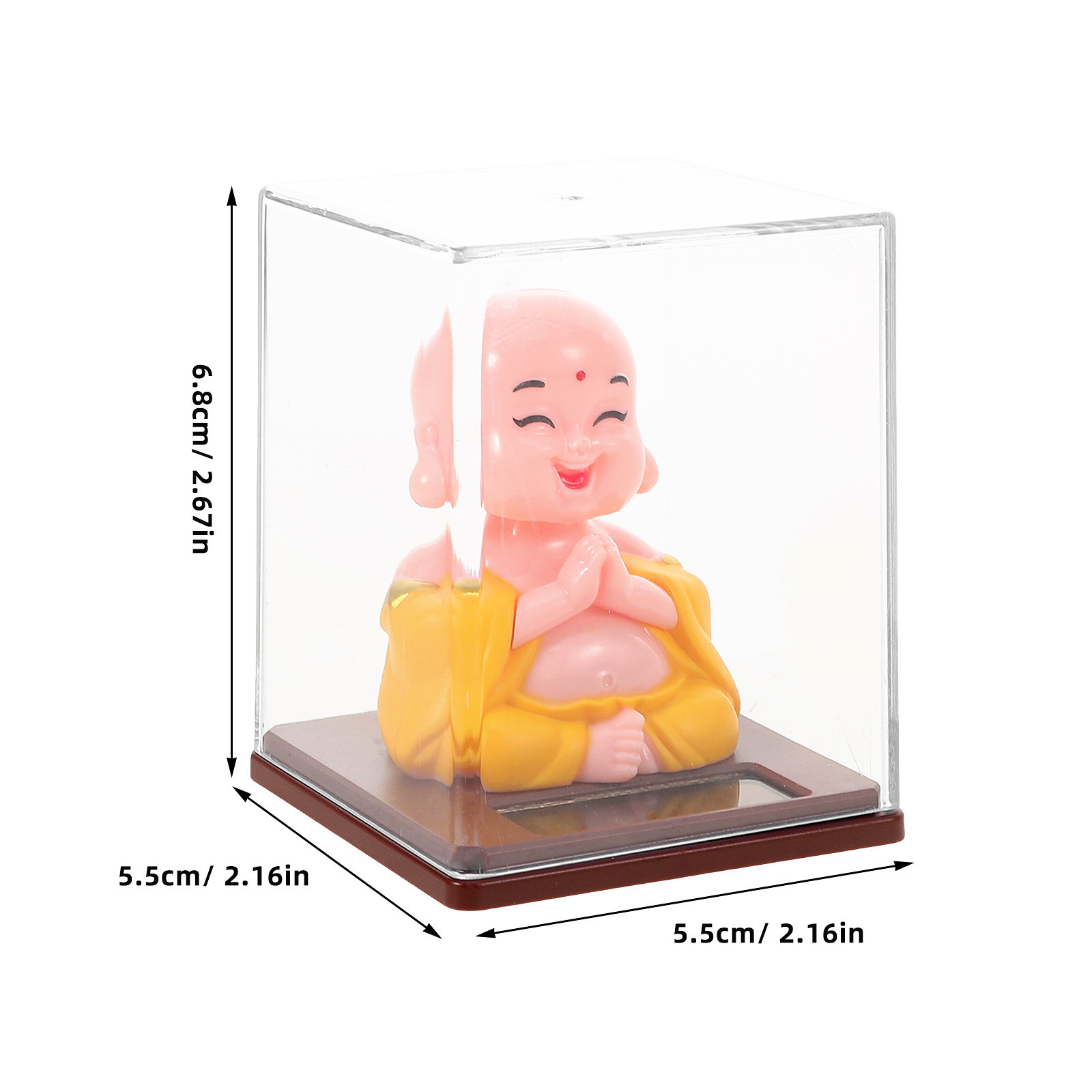 Mini Monk Statue Car Dashboard - đánh giá và giá Home Office In Living Room