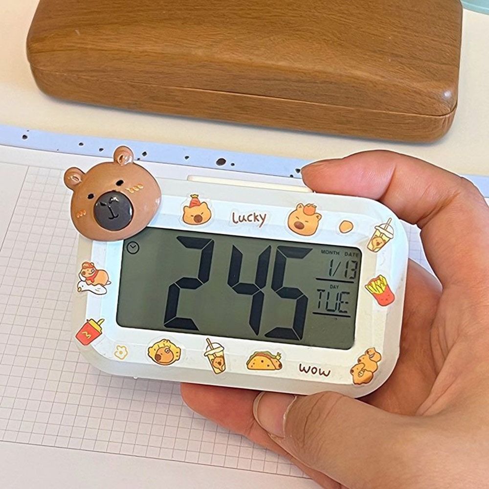 DIY Cartoon LED Digital Clock  - đánh giá và giá Led Desk Clock