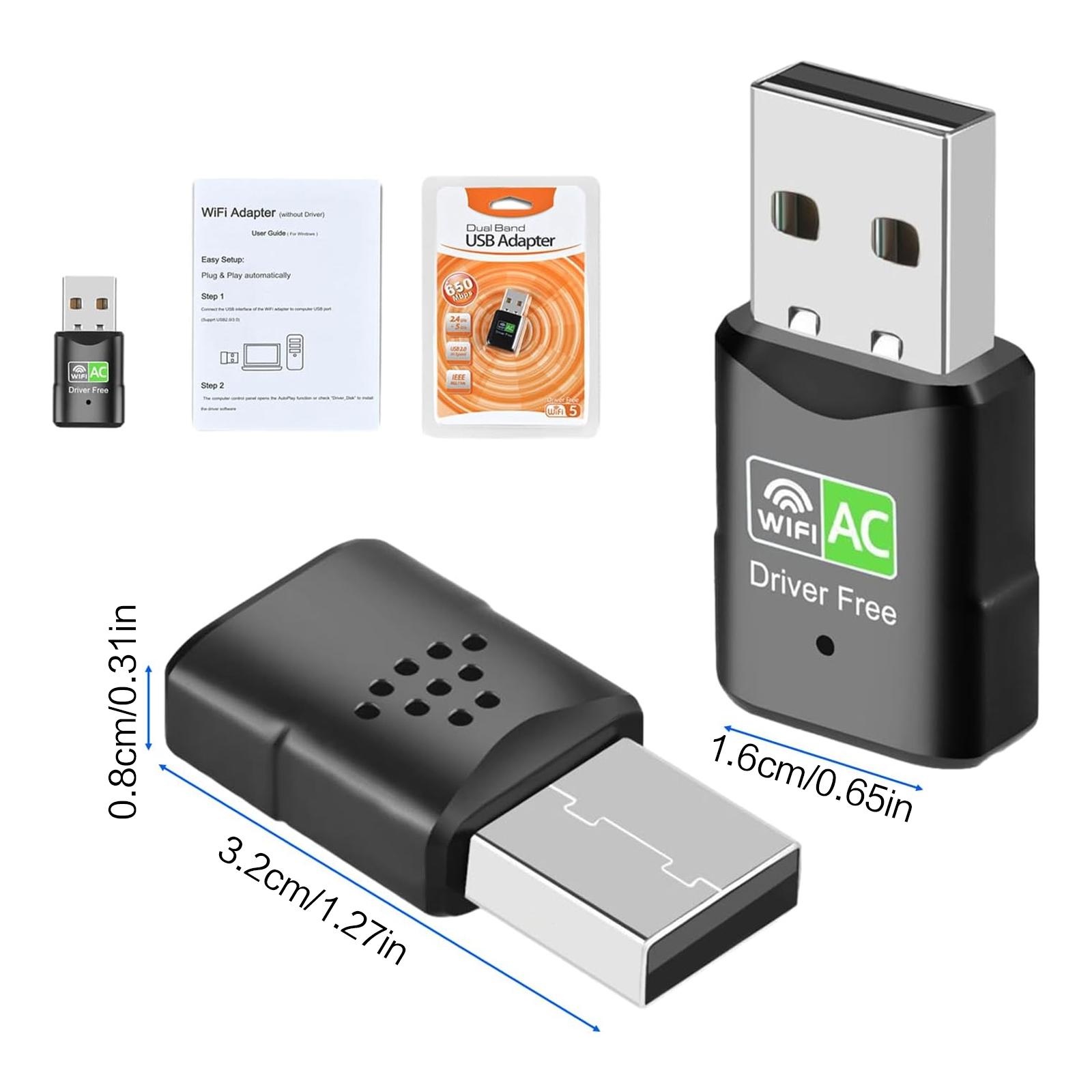 AC600 USB WiFi Adapter, Dual B - đánh giá và giá Home Office Laptop
