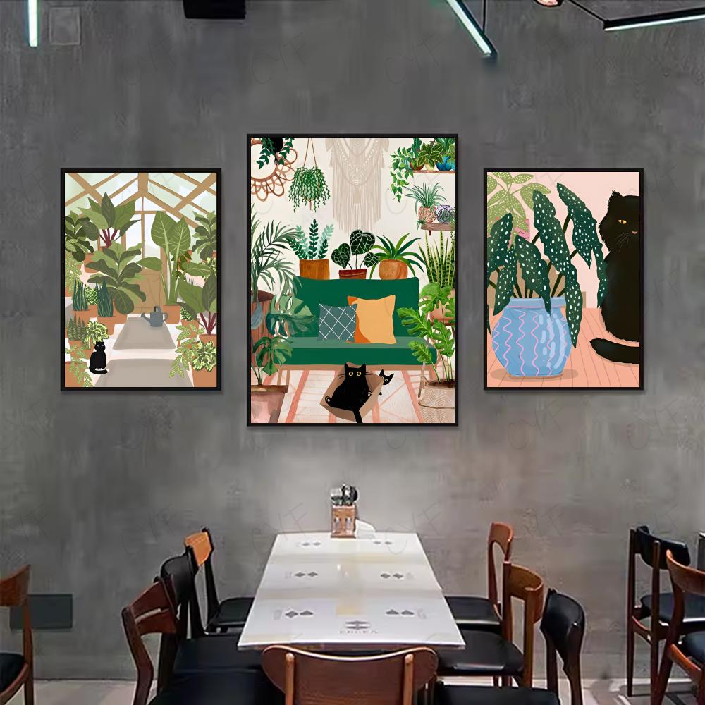 Frameless Green Plants Black C - đánh giá và giá Home Office With Plants