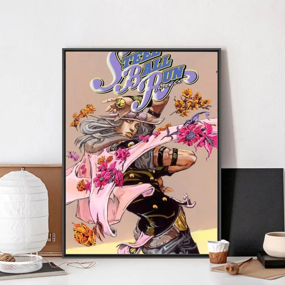 Modern Unframed Funny Anime Po - đánh giá và giá Home Office Minimalist