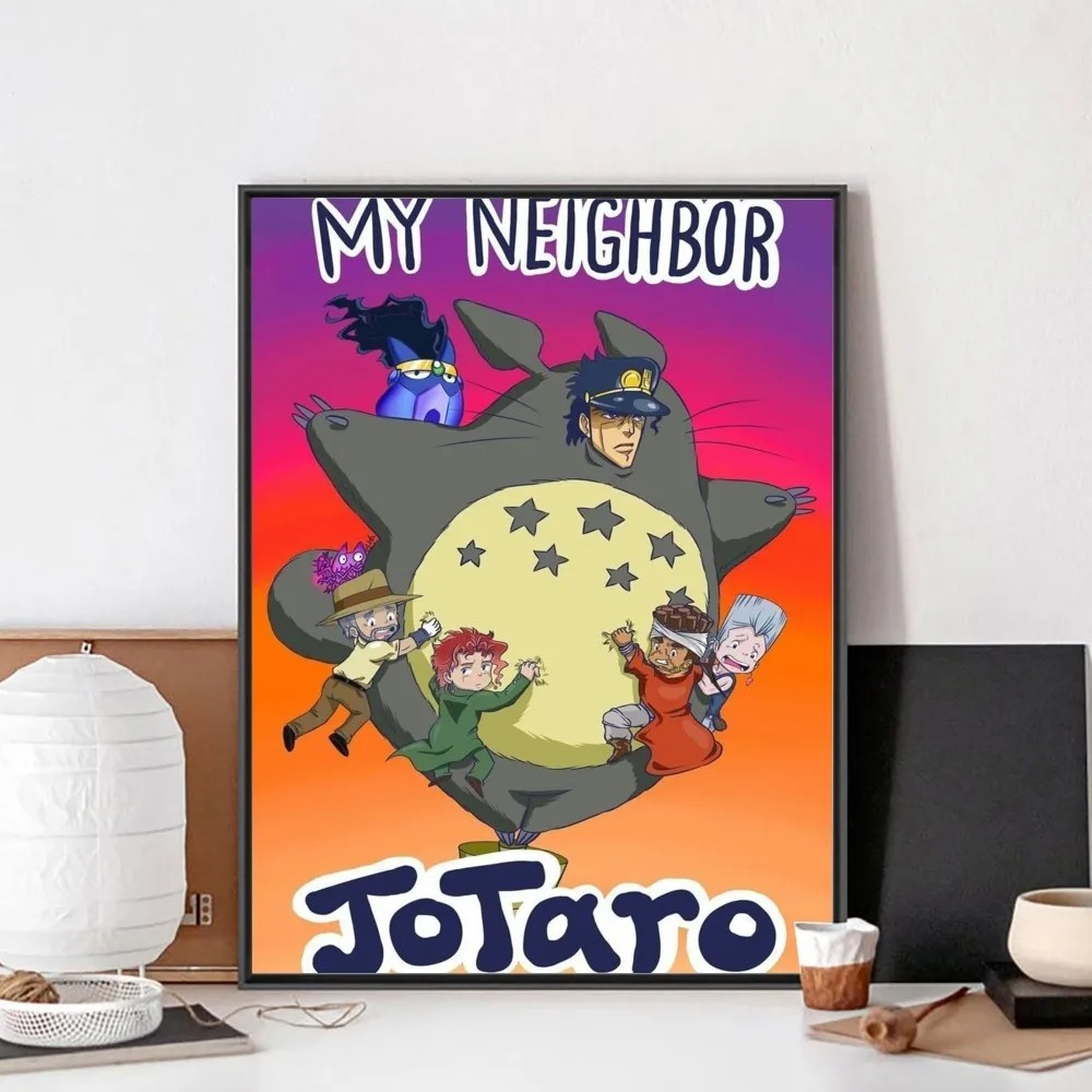 Modern Unframed Funny Anime Po - đánh giá và giá Home Office Minimalist