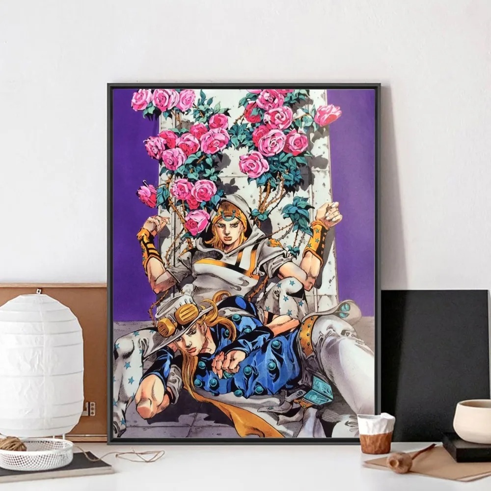 Modern Unframed Funny Anime Po - đánh giá và giá Home Office Minimalist